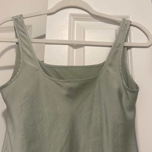 Aritzia sage green slip mini dress - Picture 4 of 5